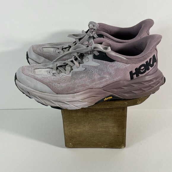 Hoka One One Speedgoat 5 Women's Size 7.5 B Running Shoes Lilac Purple - Picture 2 of 12